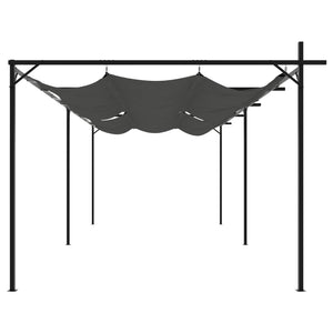 vidaXL Pergola avec toit coulissant anthracite 589x292x230 cm
