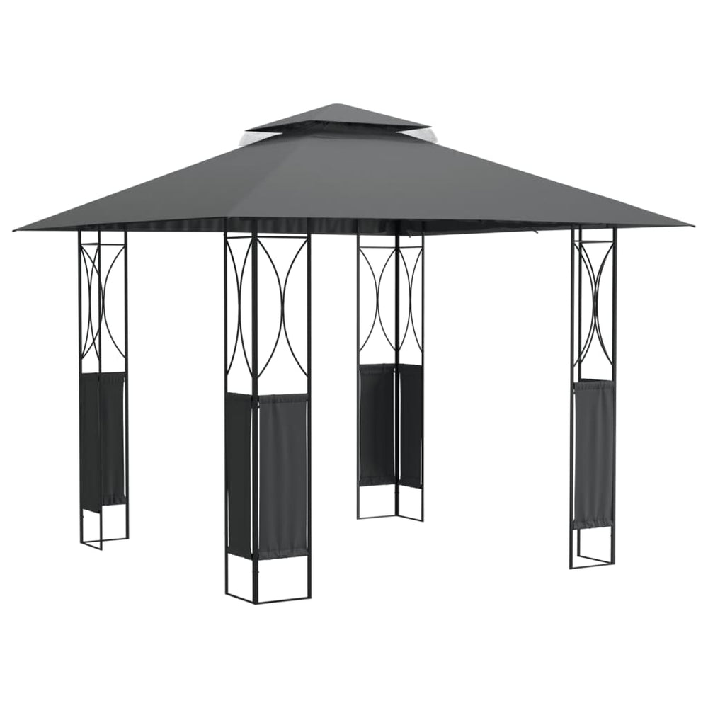 Anthrazit Pavillon 300x300 cm Stahl