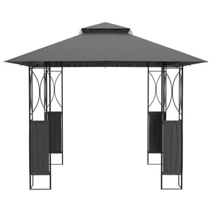 Anthrazit Pavillon 300x300 cm Stahl
