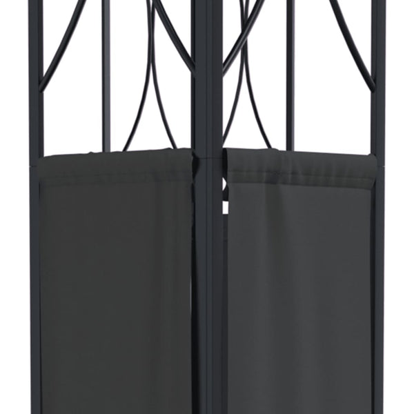Anthrazit Pavillon 300x300 cm Stahl
