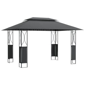 Pavillon Anthrazit 400x300 cm Stahl