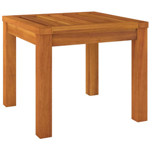 Akazienholz Gartenhocker mit Kissen, 2er Set