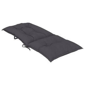 Gartenstuhlauflagen Hochlehner Anthrazit 6er Set