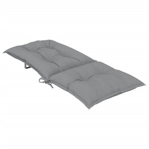 Gartenstuhlauflagen Hochlehner Grau 6er-Set