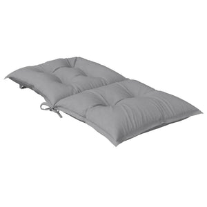 Gartenstuhlauflagen Niedriglehner Grau 6er Set