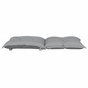 Gartenstuhlauflagen Niedriglehner Grau 6er Set