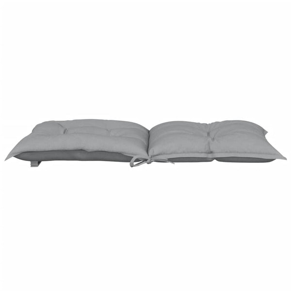 Gartenstuhlauflagen Niedriglehner Grau 6er Set
