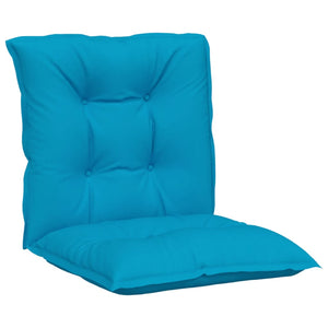 Gartenstuhlauflagen Niedriglehner Blau 4er Set