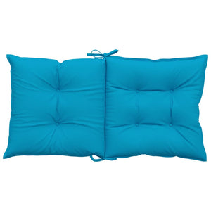 Gartenstuhlauflagen Niedriglehner Blau 4er Set