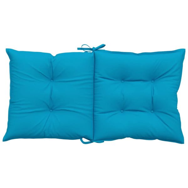Gartenstuhlauflagen Niedriglehner Blau 4er Set