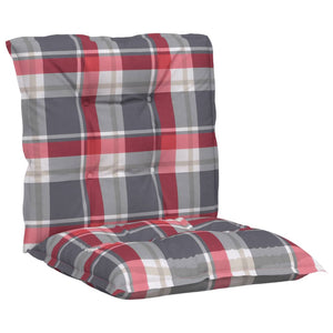 Gartenstuhlauflagen Niedriglehner 100x50 cm, 2er-Set