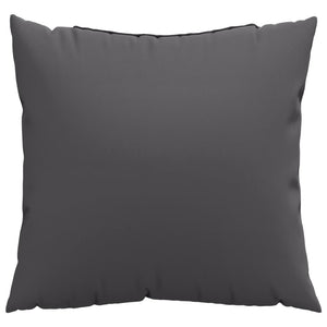 Anthrazit Sofakissen 4er Set 40x40 cm