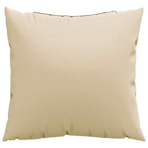 vidaXL Coussins de canapé 4 pcs Beige 40x40 cm Tissu