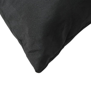 Schwarze Sofakissen 4er Set 40x40 cm