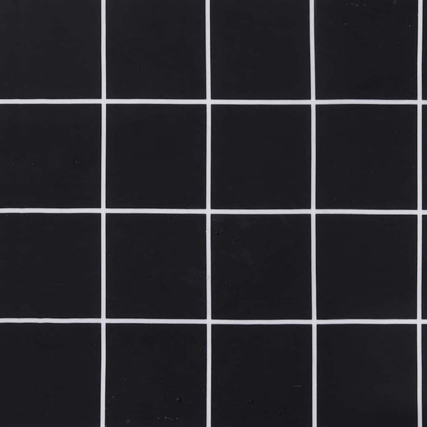 Schwarze Karo Streukissen 4er Set 40x40