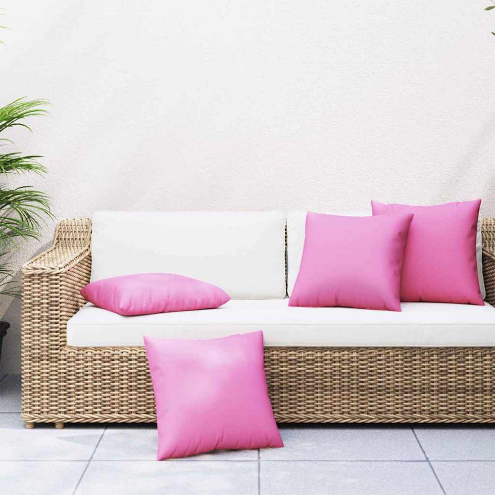 Streukissen Rosa 4er-Set 40x40 cm