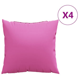 Streukissen Rosa 4er-Set 40x40 cm
