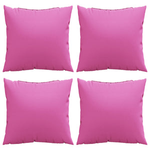 Streukissen Rosa 4er-Set 40x40 cm