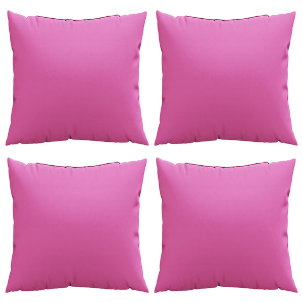 Streukissen Rosa 4er-Set 40x40 cm
