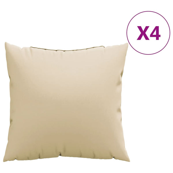 Beige Sofakissen 50x50 cm, 4er-Set