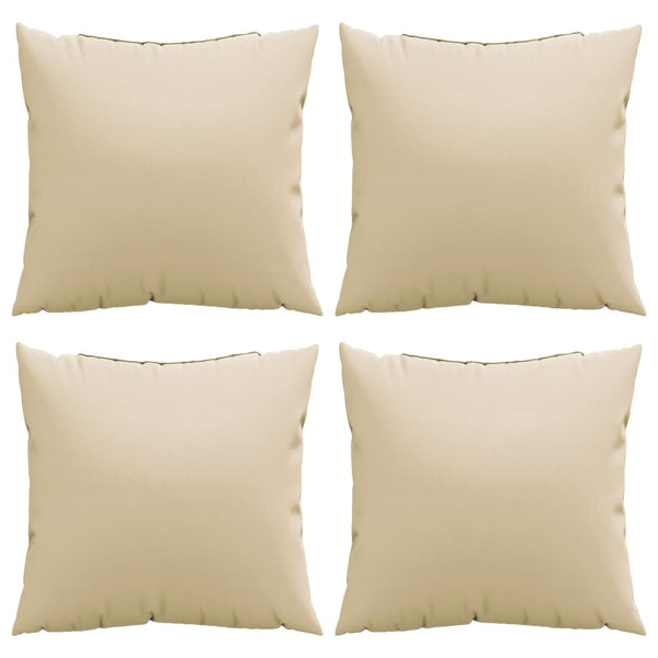 Beige Sofakissen 50x50 cm, 4er-Set