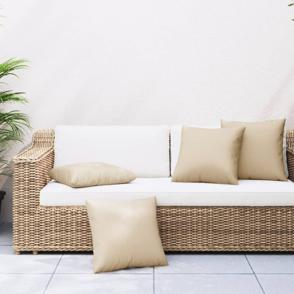 Beige Sofakissen 50x50 cm, 4er-Set