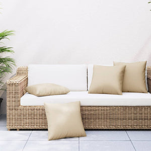 Beige Sofakissen 50x50 cm, 4er-Set