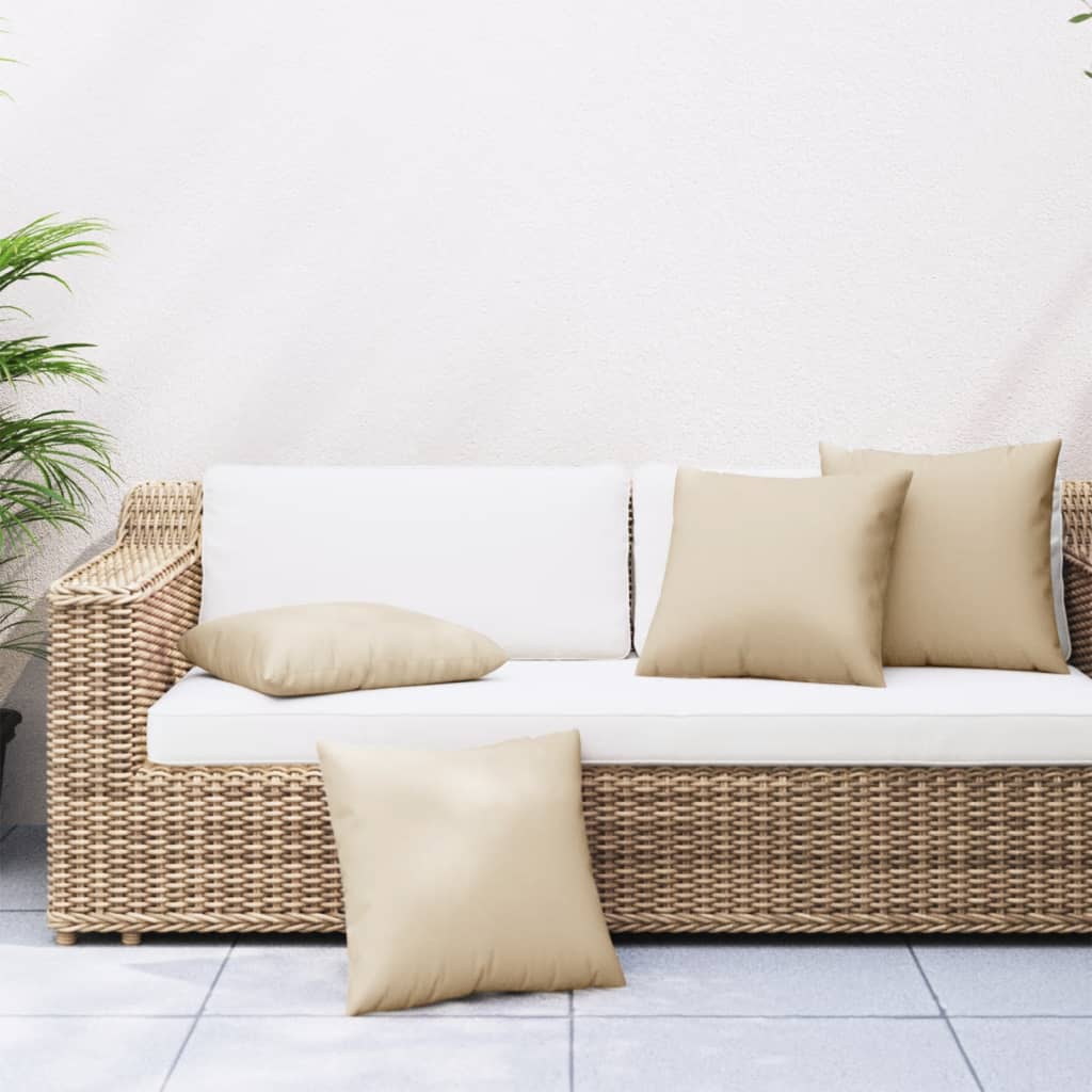 Beige Sofakissen 50x50 cm, 4er-Set