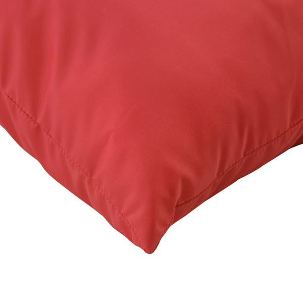 vidaXL Coussins de canapé 4 pcs Rouges 50x50 cm Tissu
