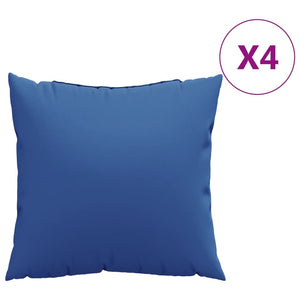 Königsblaue Sofakissen 50x50 cm, 4er-Set