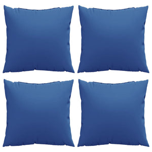 Königsblaue Sofakissen 50x50 cm, 4er-Set