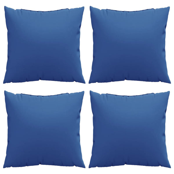Königsblaue Sofakissen 50x50 cm, 4er-Set