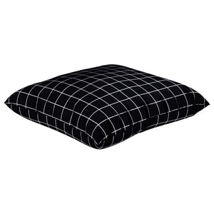Streukissen 4er Set Schwarz Kariert 50x50 cm