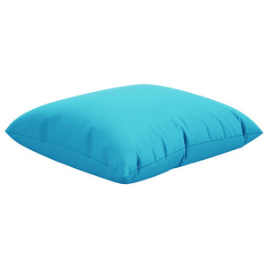 vidaXL Coussins décoratifs unis 4 pcs Turquoise 50 x 50 cm Tissu en polyester