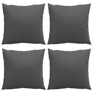Sofakissen 60x60 cm Anthrazit 4er Set