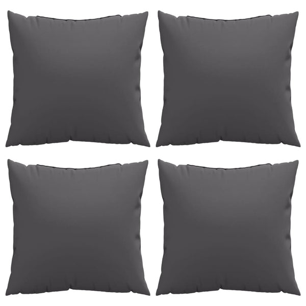Sofakissen 60x60 cm Anthrazit 4er Set