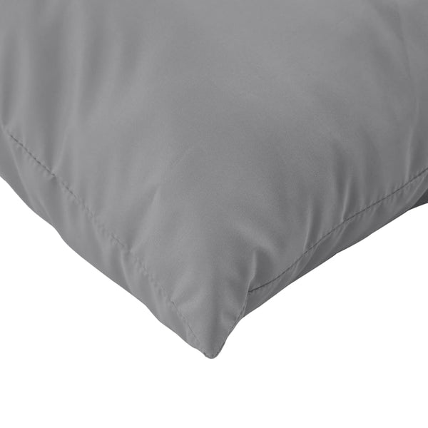 vidaXL Coussins de canapé 4 pcs Gris 60x60 cm Tissu