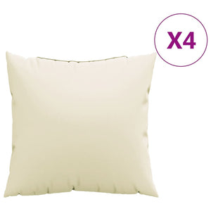 Sofakissen Creme 60x60 cm 4er Set