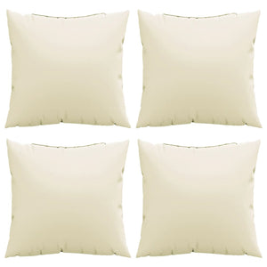 Sofakissen Creme 60x60 cm 4er Set