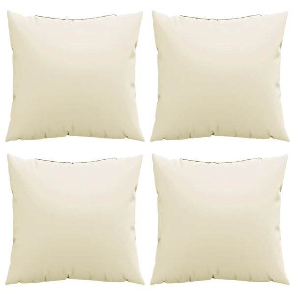 Sofakissen Creme 60x60 cm 4er Set
