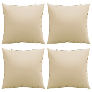 Beige Sofakissen 60x60 cm, 4er-Set
