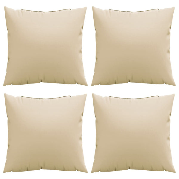 Beige Sofakissen 60x60 cm, 4er-Set