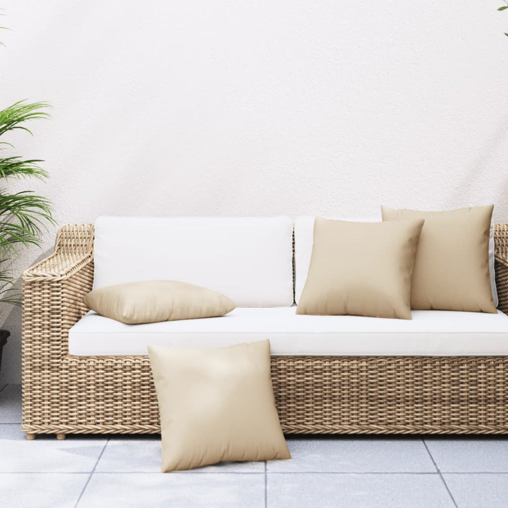Beige Sofakissen 60x60 cm, 4er-Set