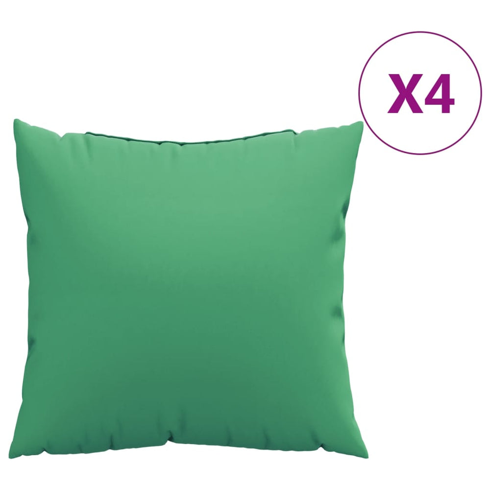 Grüne Sofakissen 60x60 cm, 4er-Set
