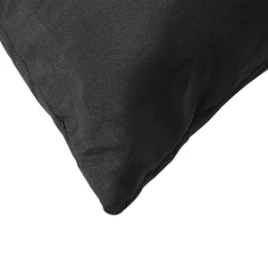Schwarze Sofakissen 60x60 cm, 4er-Set