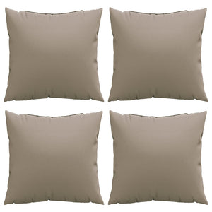 Sofakissen 60x60 cm Taupe, 4er Set