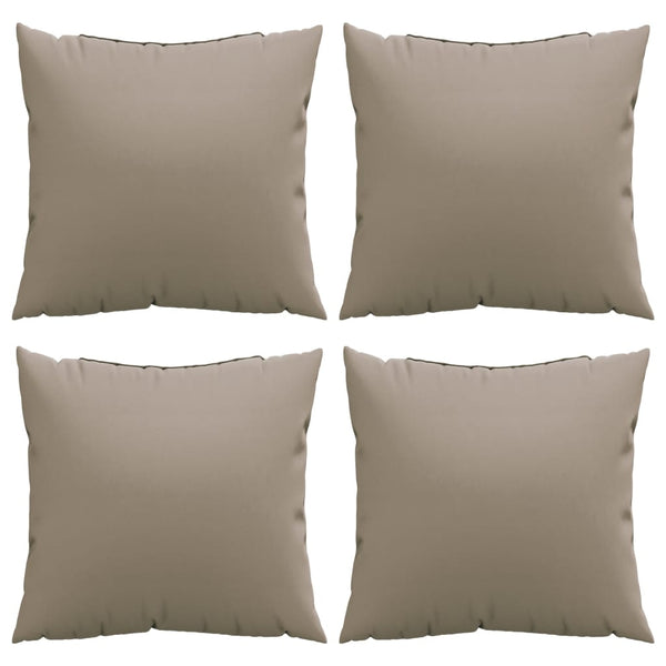 Sofakissen 60x60 cm Taupe, 4er Set