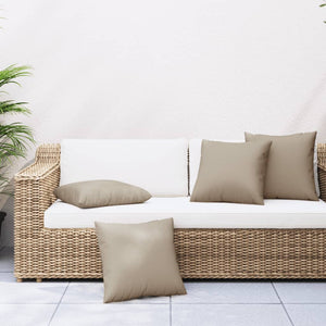 Sofakissen 60x60 cm Taupe, 4er Set