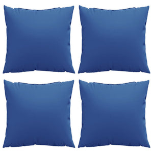 Königsblaue Sofakissen 60x60 cm, 4er Set