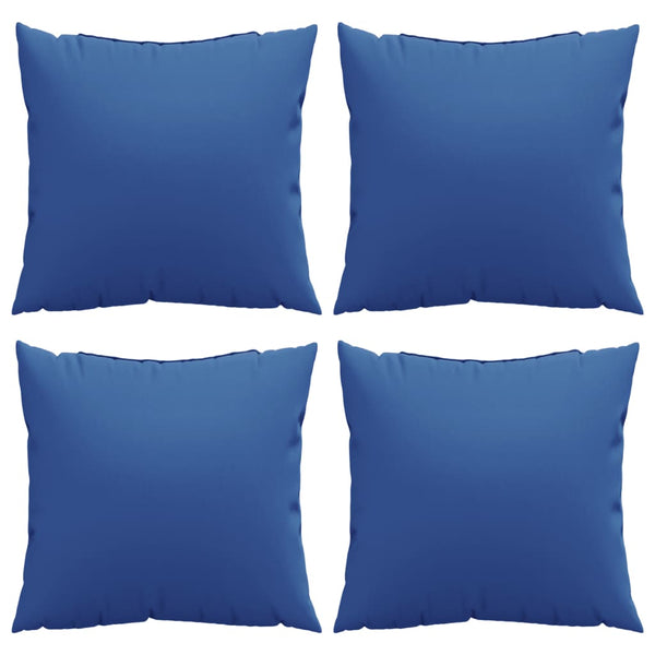 Königsblaue Sofakissen 60x60 cm, 4er Set